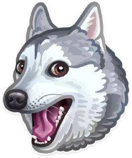 🐶 emoji Чё стикер? Telegram sticker 5 of 120