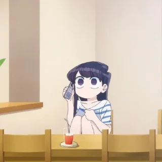 🌟 emoji OdaTomohito Komi san stick Telegram sticker 24 of 118