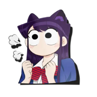 Sticker from komi-san