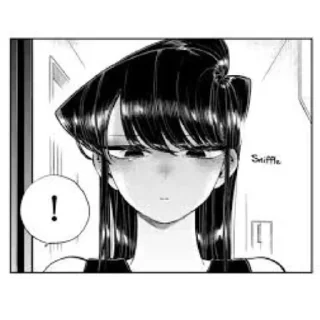 Sticker from komi-san