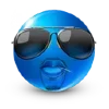 Blue Emoji | @cesdy sticker preview 3