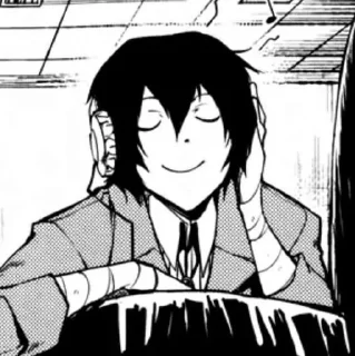 Sticker from Дазай Осаму -> @animebotsa