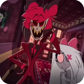 🙃 emoji radio deer | alastor | pilot1 Telegram sticker 16 of 50