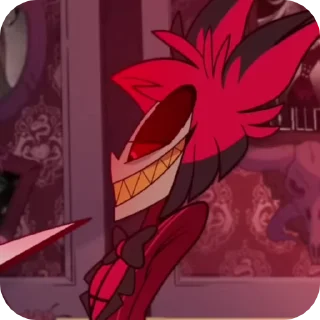 🥱 emoji radio deer | alastor | pilot1 Telegram sticker 6 of 50