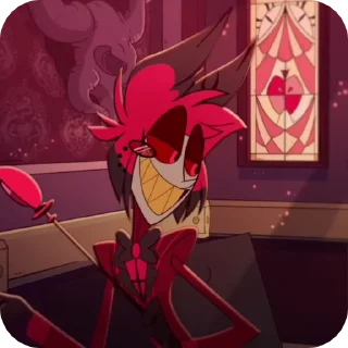 😲 emoji radio deer | alastor | pilot1 Telegram sticker 5 of 50