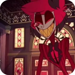 😈 emoji radio deer | alastor | pilot1 Telegram sticker 9 of 50