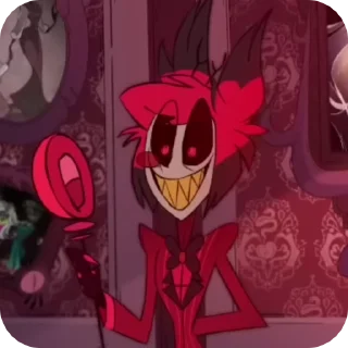 🤫 emoji radio deer | alastor | pilot1 Telegram sticker 10 of 50