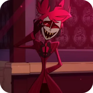 Sticker from radio deer | alastor | pilot2