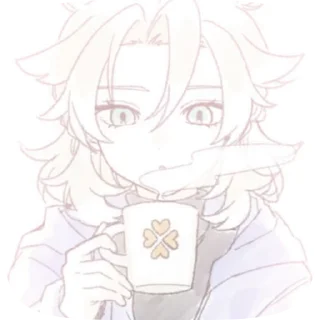 Sticker from альбедо♡@ilupluyttd