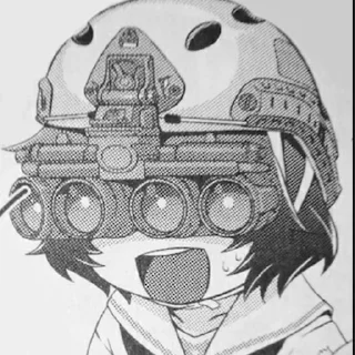 Sticker from Girls und Panzer pack