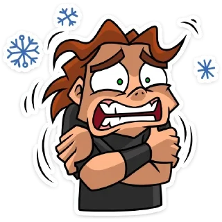 🥶 emoji Больше стикеров у @StarLabsStickers Telegram sticker 17 of 48
