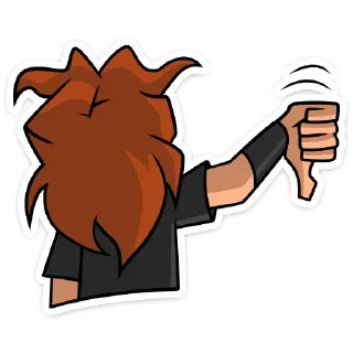 👎 emoji Больше стикеров у @StarLabsStickers Telegram sticker 14 of 48