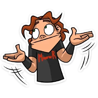 🤷‍♀ emoji Больше стикеров у @StarLabsStickers Telegram sticker 8 of 48