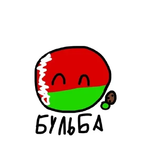 Sticker from Countryballs pack