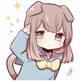 🫡 emoji Шотландская киса @Nyasticks Telegram sticker 10 of 41