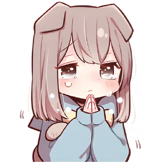 🙏 emoji Шотландская киса @Nyasticks Telegram sticker 12 of 41