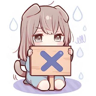 ❌ emoji Шотландская киса @Nyasticks Telegram sticker 22 of 41