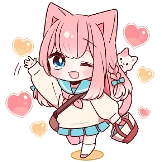Sticker from Розовая киса 2 @Nyasticks