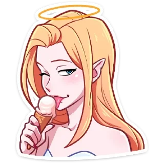 🍦 emoji Больше стикеров: @StikeryT Telegram sticker 7 of 48
