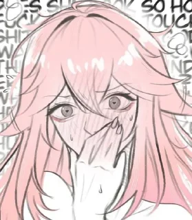 🦊 emoji ``ʏᴀᴇ ᴍɪᴋᴏ`` 💕 Telegram sticker 22 of 40