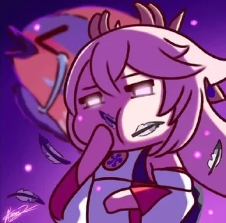 🦊 emoji ``ʏᴀᴇ ᴍɪᴋᴏ`` 💕 Telegram sticker 16 of 40