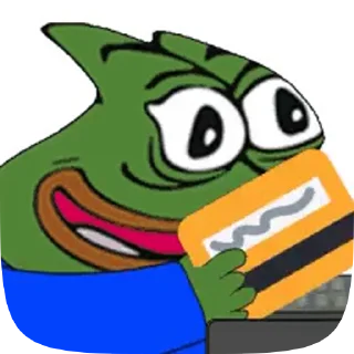 💳 emoji Pepe video pack 2 Telegram sticker 16 of 76