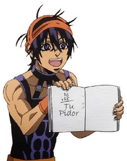 Sticker from Jojo part 5