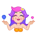 Sticker from Rainbow Girl