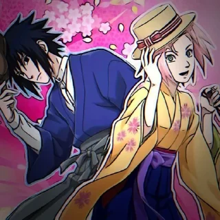 🌸 emoji 春野サクラ - @narutocastle Telegram sticker 23 of 25