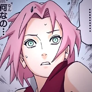 🌸 emoji 春野サクラ - @narutocastle Telegram sticker 5 of 25