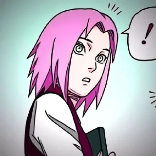 🌸 emoji 春野サクラ - @narutocastle Telegram sticker 21 of 25