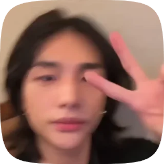 ✌️ emoji Хёнджин от @nikiikor Telegram sticker 12 of 41