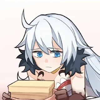 🍂 emoji Kiana Kaslana(Sirin) Telegram sticker 16 of 32