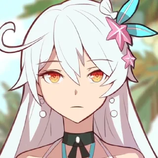 🍂 emoji Kiana Kaslana(Sirin) Telegram sticker 21 of 32
