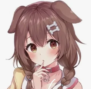 🐶 emoji Korone Inugami @kiwiys Telegram sticker 8 of 41