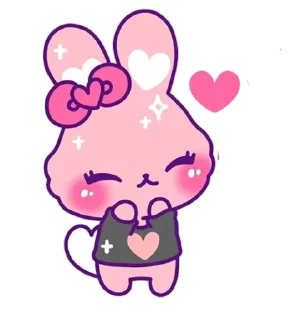 ☺️ emoji Bunny @stickersb2b Telegram sticker 9 of 44