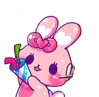 🎉 emoji Bunny @stickersb2b Telegram sticker 16 of 44