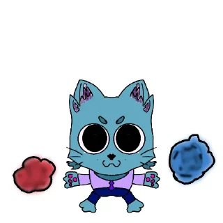 🐱 emoji Who is mitsu? Ху из митсу? Telegram sticker 2 of 14