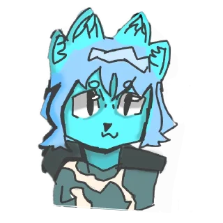😶 emoji Who is mitsu? Ху из митсу? Telegram sticker 10 of 14
