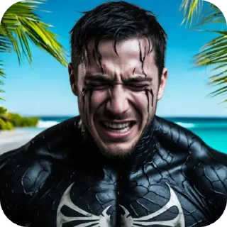 😭 emoji Крутой ВЕНОМ от SliZerz Telegram sticker 9 of 26