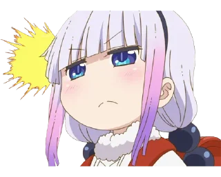 😤 emoji Kanna Kamui Telegram sticker 8 of 110