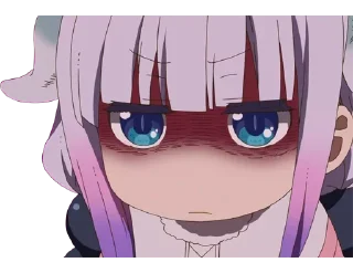 😠 emoji Kanna Kamui Telegram sticker 12 of 110
