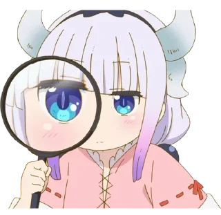 🔍 emoji Kanna Kamui Telegram sticker 15 of 110