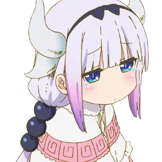 😢 emoji Kanna Kamui Telegram sticker 11 of 110
