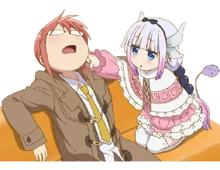 😑 emoji Kanna Kamui Telegram sticker 23 of 110