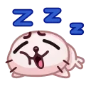 😴 emoji Seal Emoji @xkysluv Telegram sticker 18 of 40