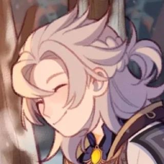 😊 emoji Albedo Telegram sticker 2 of 45