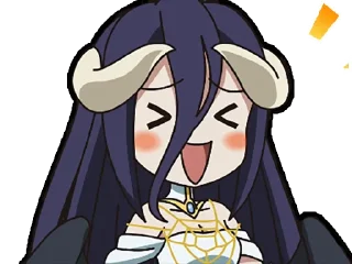 Sticker from Albedo (Overlord)
