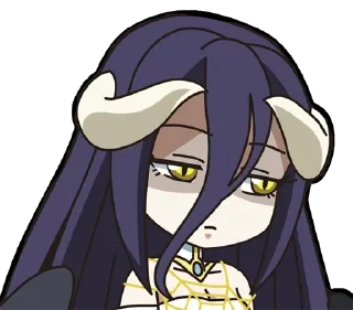 Sticker from Albedo (Overlord)