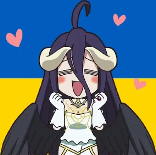 Sticker from Albedo (Overlord)